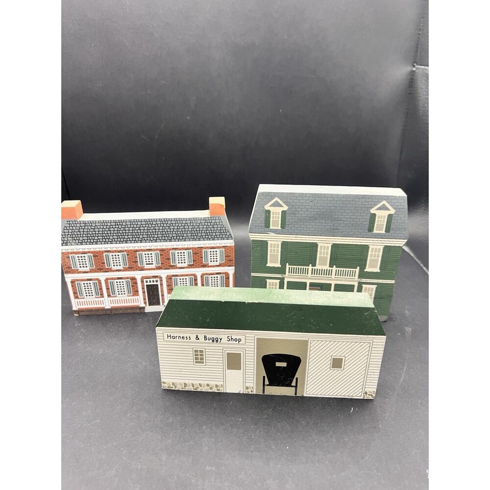 RR Creations Open Window Collection Wood Village Ross Christmas 90’s Limited Ed.